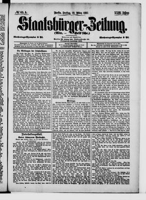 Staatsbürger-Zeitung vom 18.03.1887
