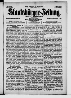 Staatsbürger-Zeitung on Mar 19, 1887