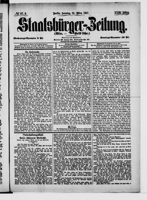 Staatsbürger-Zeitung vom 20.03.1887