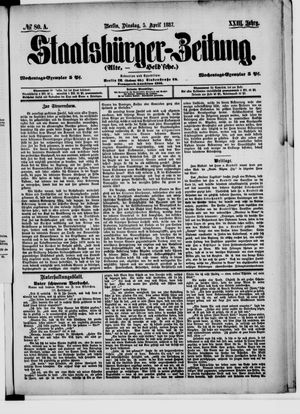 Staatsbürger-Zeitung on Apr 5, 1887
