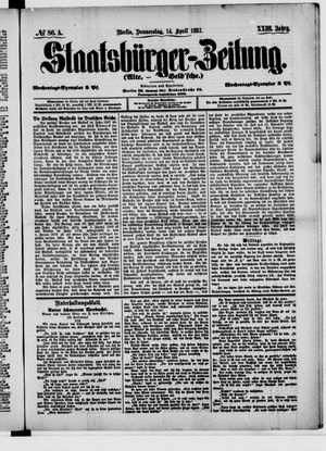 Staatsbürger-Zeitung vom 14.04.1887
