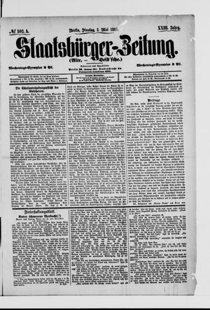 Staatsbürger-Zeitung vom 03.05.1887