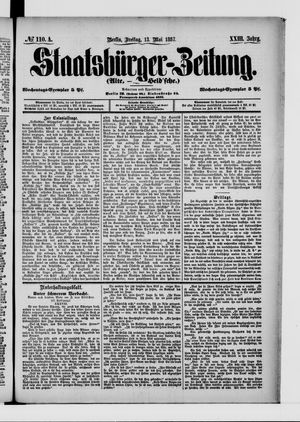 Staatsbürger-Zeitung on May 13, 1887