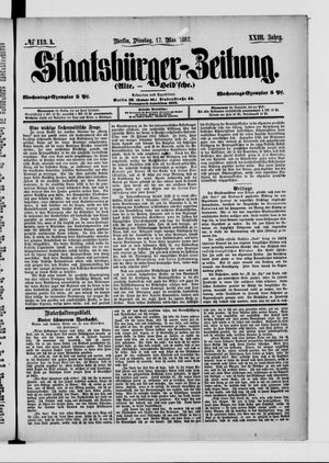 Staatsbürger-Zeitung on May 17, 1887