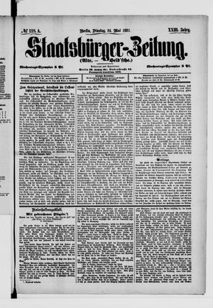 Staatsbürger-Zeitung vom 24.05.1887