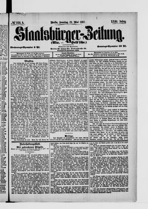 Staatsbürger-Zeitung vom 29.05.1887