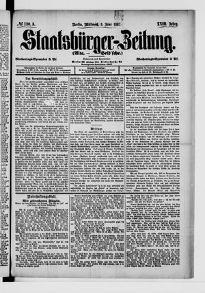Staatsbürger-Zeitung vom 08.06.1887
