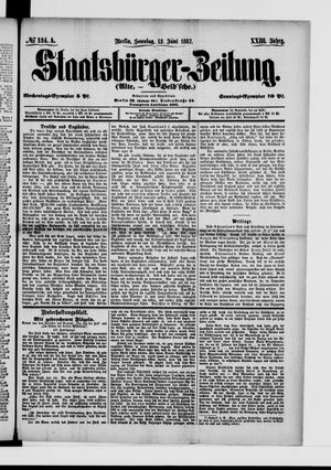 Staatsbürger-Zeitung vom 12.06.1887