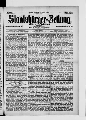 Staatsbürger-Zeitung vom 19.06.1887