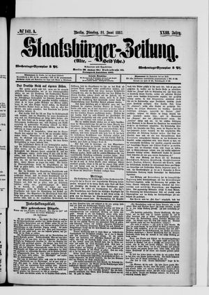 Staatsbürger-Zeitung vom 21.06.1887