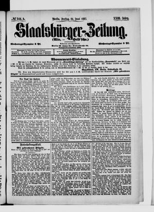 Staatsbürger-Zeitung vom 24.06.1887