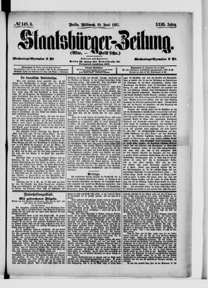 Staatsbürger-Zeitung on Jun 29, 1887