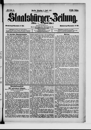 Staatsbürger-Zeitung vom 05.07.1887