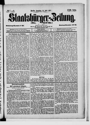 Staatsbürger-Zeitung vom 10.07.1887
