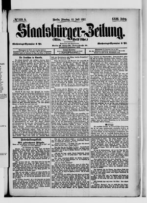 Staatsbürger-Zeitung on Jul 12, 1887