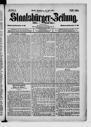 Staatsbürger-Zeitung vom 14.07.1887