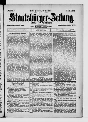 Staatsbürger-Zeitung vom 16.07.1887