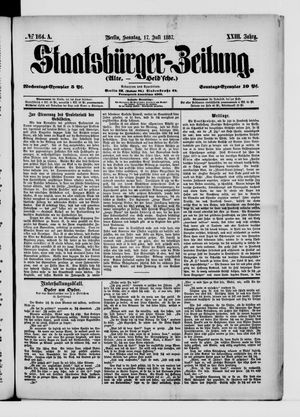 Staatsbürger-Zeitung vom 17.07.1887