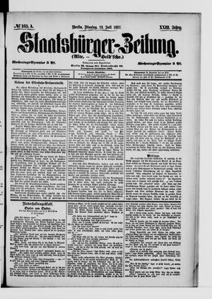 Staatsbürger-Zeitung vom 19.07.1887