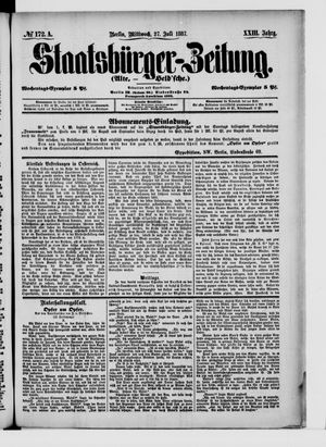 Staatsbürger-Zeitung vom 27.07.1887