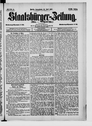 Staatsbürger-Zeitung on Jul 30, 1887