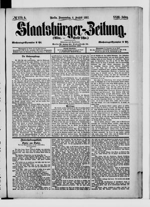 Staatsbürger-Zeitung vom 04.08.1887