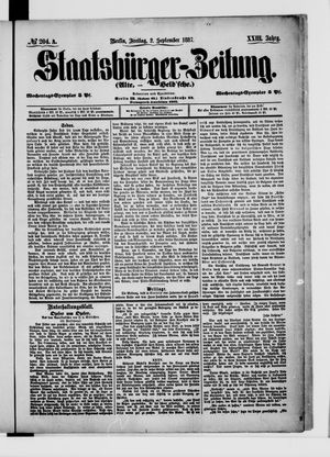 Staatsbürger-Zeitung vom 02.09.1887