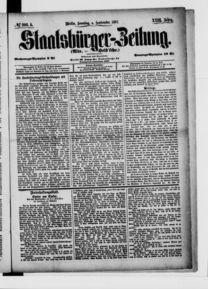 Staatsbürger-Zeitung vom 04.09.1887