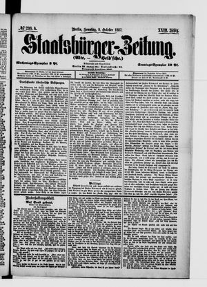Staatsbürger-Zeitung vom 09.10.1887