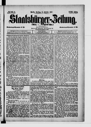 Staatsbürger-Zeitung vom 14.10.1887