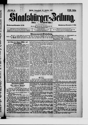 Staatsbürger-Zeitung vom 29.10.1887