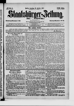 Staatsbürger-Zeitung on Oct 30, 1887