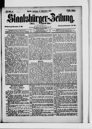 Staatsbürger-Zeitung on Nov 13, 1887