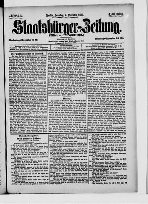 Staatsbürger-Zeitung vom 04.12.1887