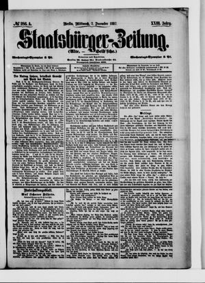 Staatsbürger-Zeitung vom 07.12.1887