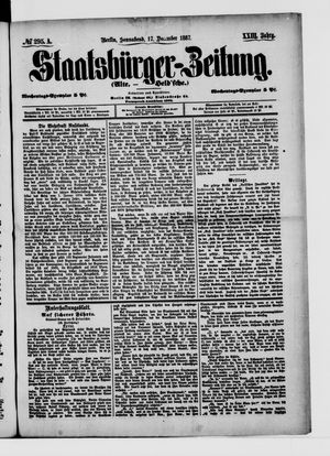 Staatsbürger-Zeitung vom 17.12.1887