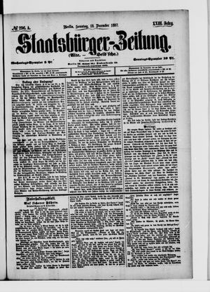 Staatsbürger-Zeitung on Dec 18, 1887