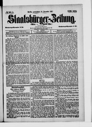 Staatsbürger-Zeitung vom 24.12.1887