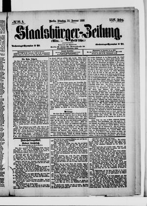 Staatsbürger-Zeitung vom 31.01.1888