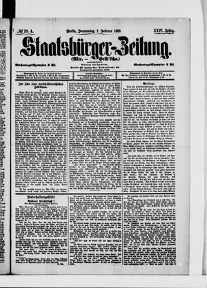 Staatsbürger-Zeitung vom 02.02.1888
