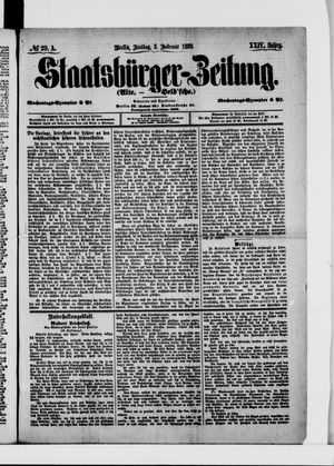 Staatsbürger-Zeitung vom 03.02.1888
