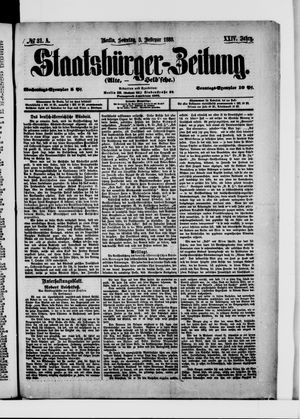 Staatsbürger-Zeitung vom 05.02.1888