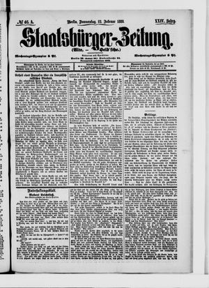 Staatsbürger-Zeitung vom 23.02.1888