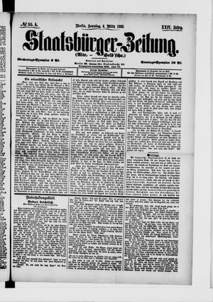 Staatsbürger-Zeitung on Mar 4, 1888