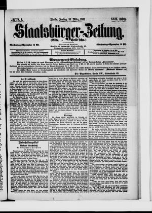 Staatsbürger-Zeitung vom 30.03.1888