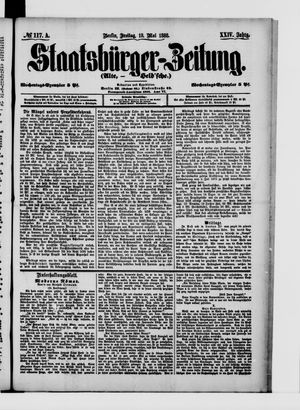 Staatsbürger-Zeitung vom 18.05.1888