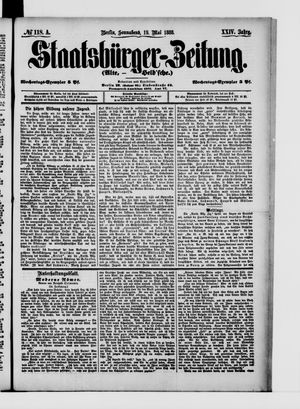 Staatsbürger-Zeitung vom 19.05.1888