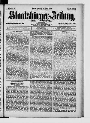 Staatsbürger-Zeitung vom 25.05.1888