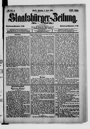 Staatsbürger-Zeitung vom 05.06.1888