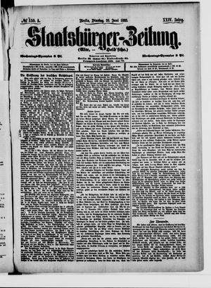 Staatsbürger-Zeitung vom 26.06.1888